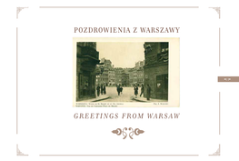 Pozdrowienia Z Warszawy Greetings from Warsaw