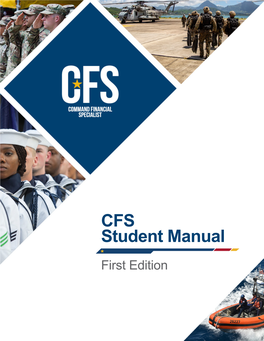 CFS Student Manual First Edition Table of Contents – Student Manual