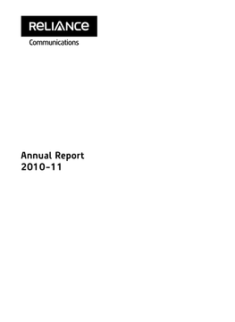 Annual Report 2010-11 Dhirubhai H