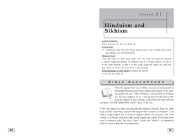 Hinduism and Sikhism