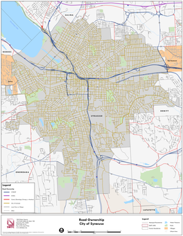 Road Ownership City of Syracuse