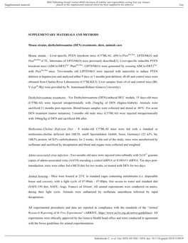 SUPPLEMENTARY MATERIALS and METHODS Mouse Strains