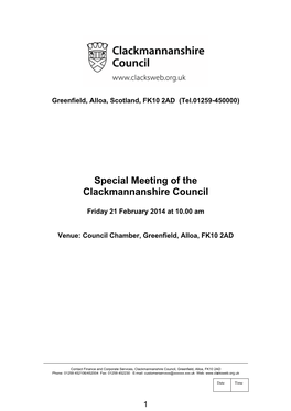 Clackmannanshire Council