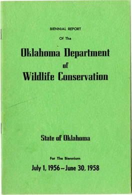 Oklahoma Department Wildlife Conservation