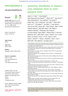 Synchronous Diversification of Sulawesi's Iconic Artiodactyls Driven