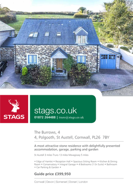 Stags.Co.Uk 01872 264488 | Truro@Stags.Co.Uk