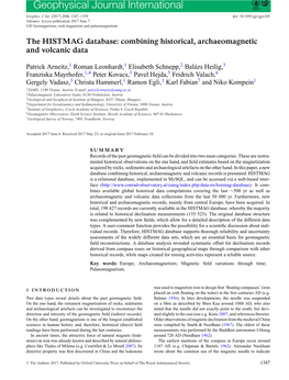 Geophysical Journal International