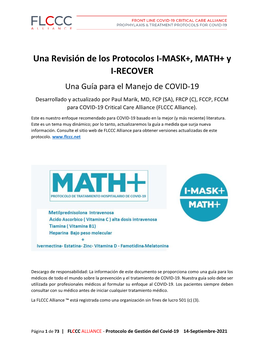 Una Revisión De Los Protocolos I-MASK+, MATH+ Y I-RECOVER