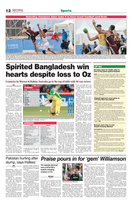 Spirited Bangladesh Win Hearts Despite Loss to Oz