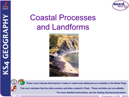 Coastal Processes and Landforms