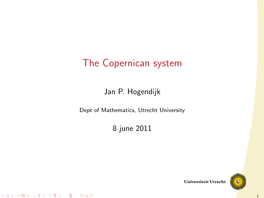 The Copernican System