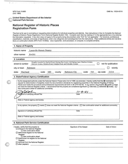 National Register of Historic Places Registration Form