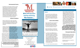 Infertility Male Causes