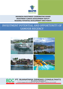 Investment Potential and Opportunity of Samosir Regency