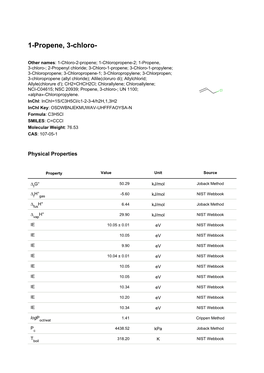 1-Propene, 3-Chloro