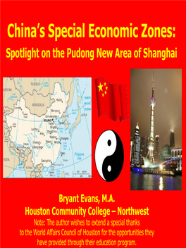 China's Special Economic Zones