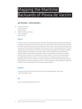 Mapping the Maritime Backyards of Póvoa De Varzim