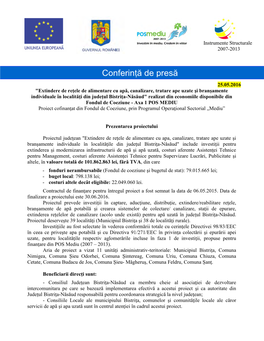 Conferință De Presă – 25.05.2016