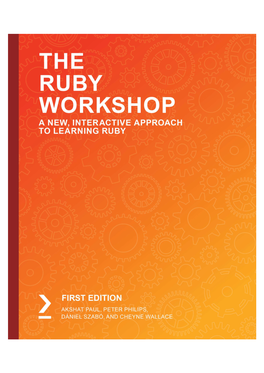 Writing and Running Ruby Programs 1