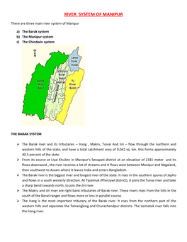 River System of Manipur