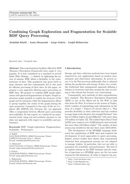 Combining Graph Exploration and Fragmentation for Scalable RDF Query Processing