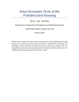 Manufactured Housing Report