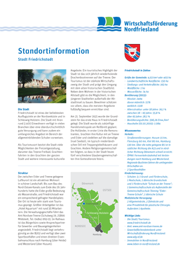 Standortinformation Stadt Friedrichstadt