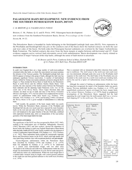 New Evidence from the Southern Petrockstow Basin, Devon