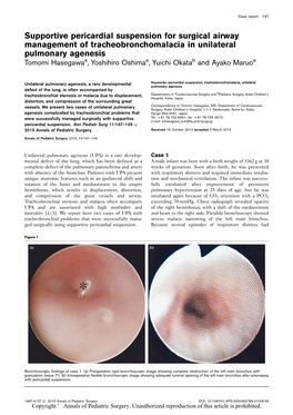 Supportive Pericardial Suspension for Surgical Airway Management Of