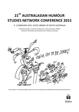 21 Australasian Humour Studies Network