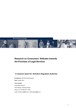 Research on Consumers' Attitudes Towards the Purchase of Legal