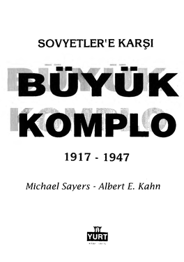 Sovyetler'e Karşi Büyük Komplo