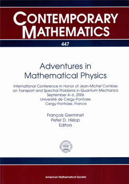 Contemporary Mathematics 447