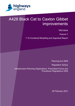 A428 Black Cat to Caxton Gibbet Improvements