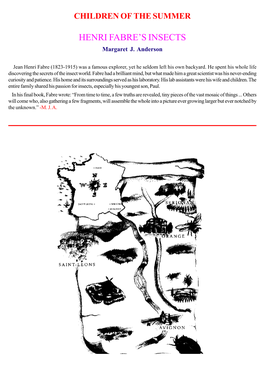Henri Fabre's Insects