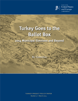 Turkey Goes to the Ballot Box: 2014 Municipal
