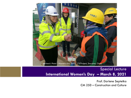 International Women's Day