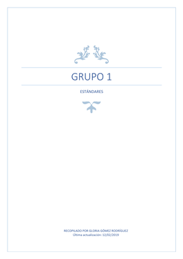 Grupo 1. Estándares