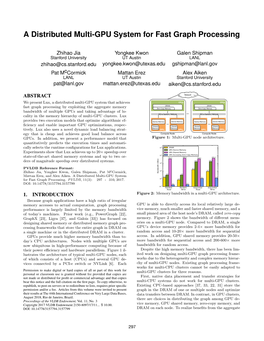 A Distributed Multi-GPU System for Fast Graph Processing