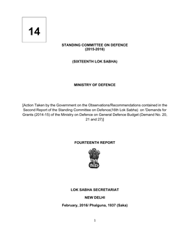 Standing Committee on Defence (2015-2016)