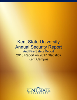 Kent Campus Annual Security Report 2018