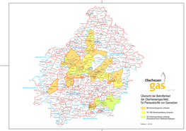 Übersicht Der Betroffenheit Der Oberhessengas-Netz Für Planauskünfte Von Gasnetzen