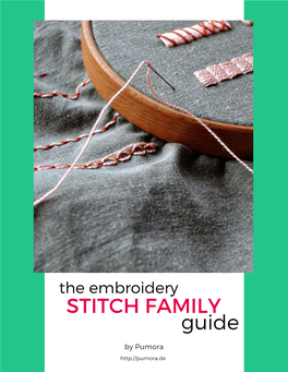 The Embroidery STITCH FAMILY Guide