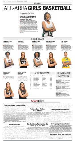 All-Area Girls Basketball