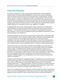 Criteria Air Pollutants