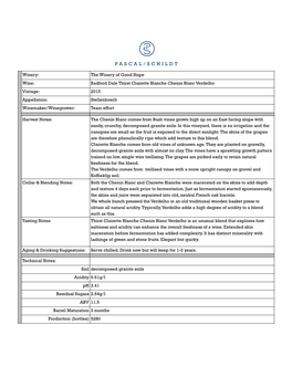 Radford Dale Range Tech Sheets