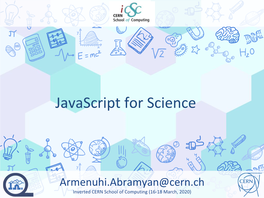 Javascript for Science
