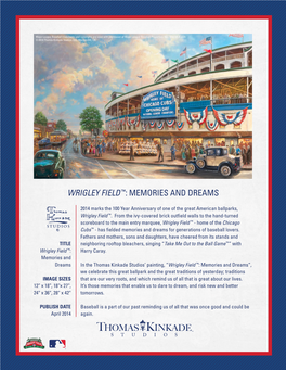 Wrigley Field ™: Memories and Dreams