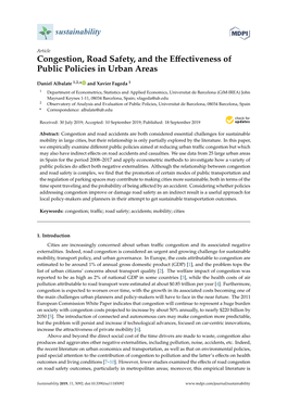 Congestion, Road Safety, and the Effectiveness of Public Policies In