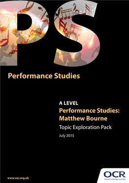 Matthew Bourne Topic Exploration Pack July 2015